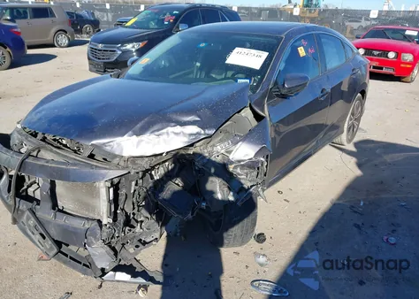 2017 Honda Civic Ex-T from USA, damaged, VIN 19XFC1F3XHE020736